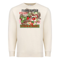 Sandshell farm fresh strawberries Premium Sweatshirt - Zillion Design Studio