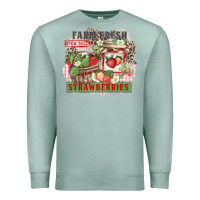 Seafoam farm fresh strawberries Premium Sweatshirt - Zillion Design Studio