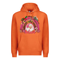 Carrot pink christmas believe  rainbow Premium Hoodie - AdoDesignShop