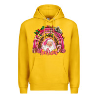 Lemon pink christmas believe  rainbow Premium Hoodie - AdoDesignShop