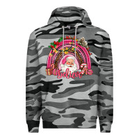 Slate Camo pink christmas believe  rainbow Premium Hoodie - AdoDesignShop