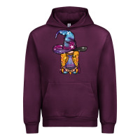 Mauve Wine witch gnome with poison Urban Hoodie - BundleAndBundleShop
