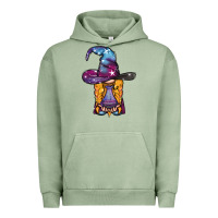 Pigment Oil Green witch gnome with poison Urban Hoodie - BundleAndBundleShop