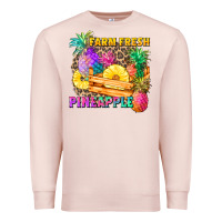 Pale Pink farm fresh pineapple Premium Sweatshirt - Zillion Design Studio