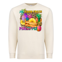 Sandshell farm fresh pineapple Premium Sweatshirt - Zillion Design Studio