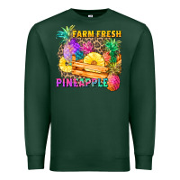 Sports Green farm fresh pineapple Premium Sweatshirt - Zillion Design Studio