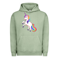 Pigment Oil Green unicorn Urban Hoodie - Artiststas
