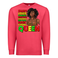 Cardinal black queen quotes juneteenth Premium Sweatshirt - texasbilliewilder