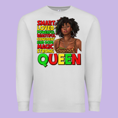 Premium Sweatshirt black queen quotes juneteenth