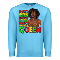 Ocean Blue black queen quotes juneteenth Premium Sweatshirt - texasbilliewilder