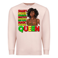 Pale Pink black queen quotes juneteenth Premium Sweatshirt - texasbilliewilder