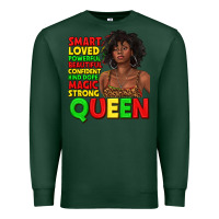 Sports Green black queen quotes juneteenth Premium Sweatshirt - texasbilliewilder