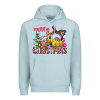 Blue Mist merry christmas Premium Hoodie - AdoDesignShop