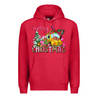 Cardinal merry christmas Premium Hoodie - AdoDesignShop
