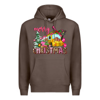 Coffee merry christmas Premium Hoodie - AdoDesignShop