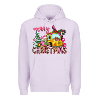 Lilac merry christmas Premium Hoodie - AdoDesignShop