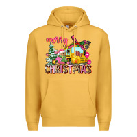 Mustard merry christmas Premium Hoodie - AdoDesignShop