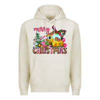 Oatmeal Heather merry christmas Premium Hoodie - AdoDesignShop