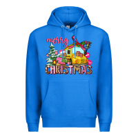 True Royal merry christmas Premium Hoodie - AdoDesignShop