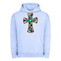 Pigment Grape Ice cowhide gemstone  cross Urban Hoodie - JahusDesignShop