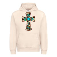 Sandshell cowhide gemstone  cross Urban Hoodie - JahusDesignShop