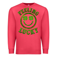 Cardinal feeling lucky with leopard Premium Sweatshirt - RanaPortraitStore