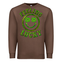 Chestnut feeling lucky with leopard Premium Sweatshirt - RanaPortraitStore