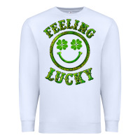 Feeling Lucky With Leopard Premium Sweatshirt | Teevron