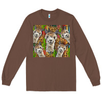 Chestnut alpaca Long Sleeve Tee - BarkalooDesign