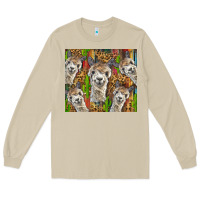 Mushroom alpaca Long Sleeve Tee - BarkalooDesign