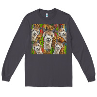 Smoke alpaca Long Sleeve Tee - BarkalooDesign