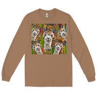 Toasted Coconut alpaca Long Sleeve Tee - BarkalooDesign