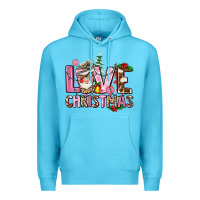 Ocean Blue love christmas Premium Hoodie - AdoDesignShop