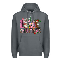 Rock love christmas Premium Hoodie - AdoDesignShop