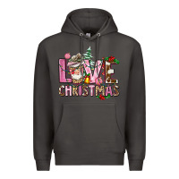 Smoke love christmas Premium Hoodie - AdoDesignShop