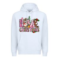 White love christmas Premium Hoodie - AdoDesignShop