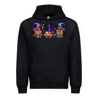Black witch gnomes Halloween Urban Hoodie - BundleAndBundleShop