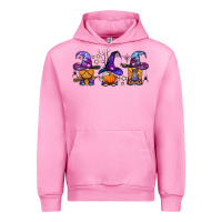 Fuchsia Pink witch gnomes Halloween Urban Hoodie - BundleAndBundleShop
