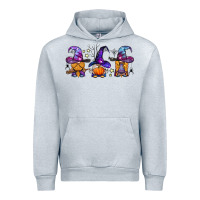 Heather Grey witch gnomes Halloween Urban Hoodie - BundleAndBundleShop
