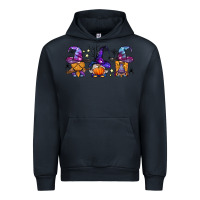 Navy witch gnomes Halloween Urban Hoodie - BundleAndBundleShop