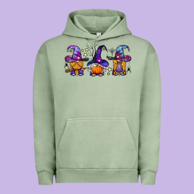 Witch Gnomes Halloween Urban Hoodie Designed By Bundleandbundleshop