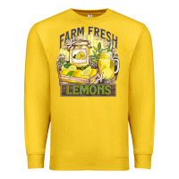 Lemon farm fresh lemons Premium Sweatshirt - Zillion Design Studio