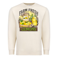 Sandshell farm fresh lemons Premium Sweatshirt - Zillion Design Studio