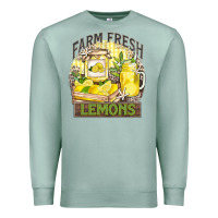 Seafoam farm fresh lemons Premium Sweatshirt - Zillion Design Studio