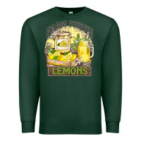 Sports Green farm fresh lemons Premium Sweatshirt - Zillion Design Studio