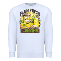 White farm fresh lemons Premium Sweatshirt - Zillion Design Studio