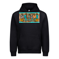 Black Welcome Fall Urban Hoodie - Artiststas