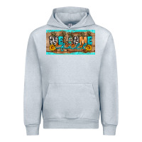 Heather Grey Welcome Fall Urban Hoodie - Artiststas