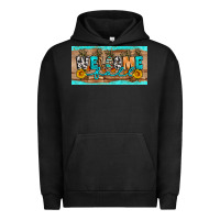 Pigment Black Welcome Fall Urban Hoodie - Artiststas
