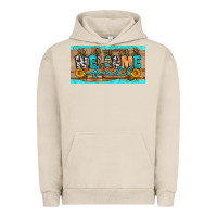 Pigment French Oak Welcome Fall Urban Hoodie - Artiststas